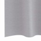vidaXL Κουρτίνες Μαύρης Ύφανσης με Δαχτυλίδια 2 τμχ. Μεταλλικό γκρι