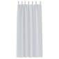 vidaXL Κουρτίνες Μαύρης Ύφανσης με Δαχτυλίδια 2 τμχ. Απαλό γκρι