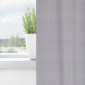 vidaXL Κουρτίνες Μαύρης Ύφανσης με Δαχτυλίδια 2 τμχ. Μεταλλικό γκρι