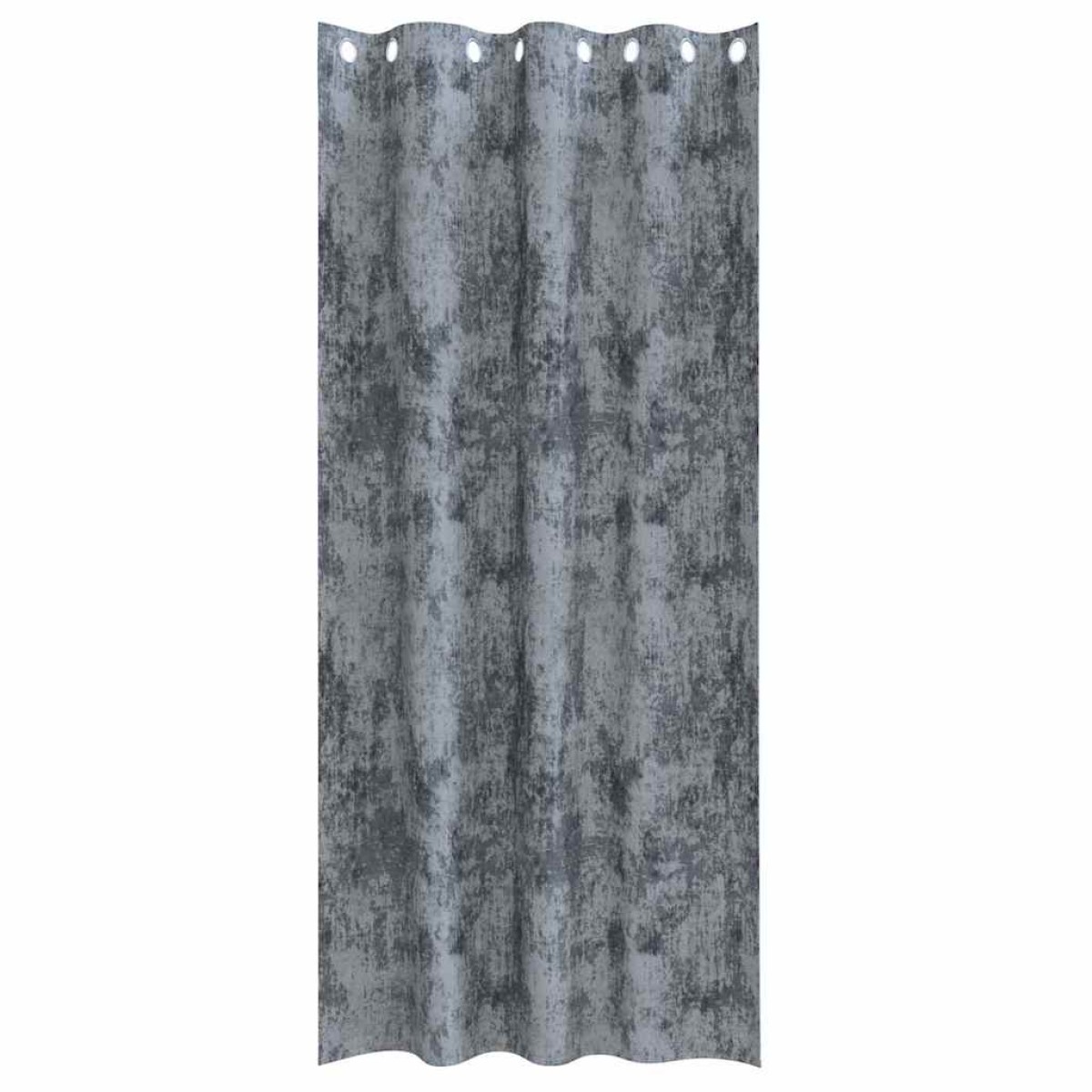 vidaXL Βελούδινες Κουρτίνες 2 τμχ. Ασημί Γκρι 245 x 140 εκ. Βελούδο