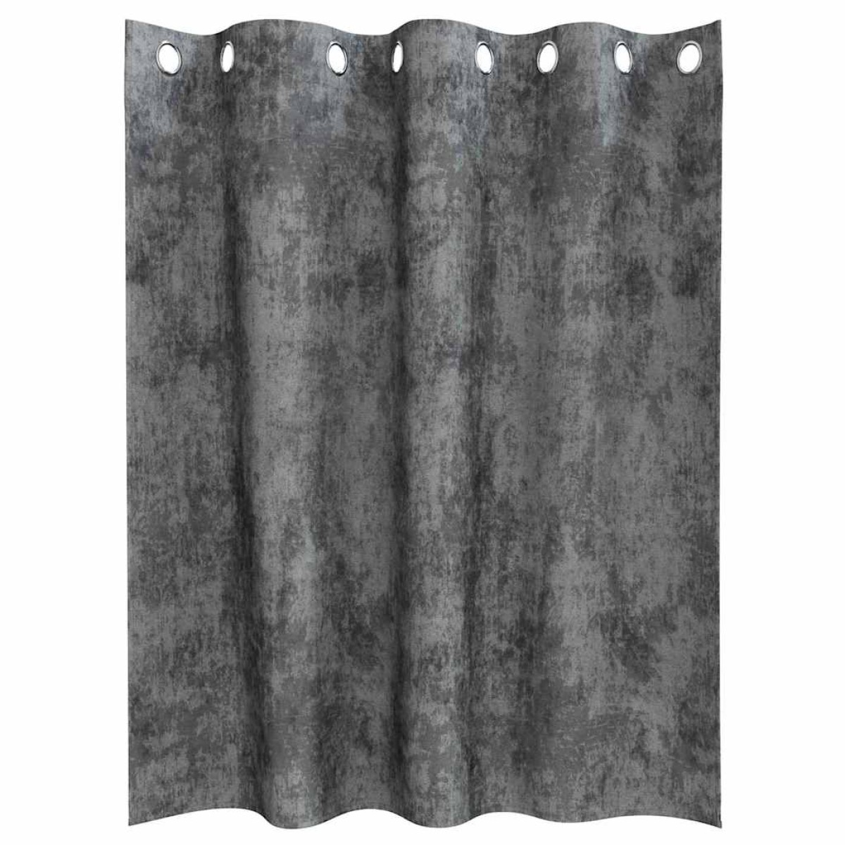 vidaXL Βελούδινες Κουρτίνες 2 τμχ. Γκρι 140 x 140 cm Βελούδο