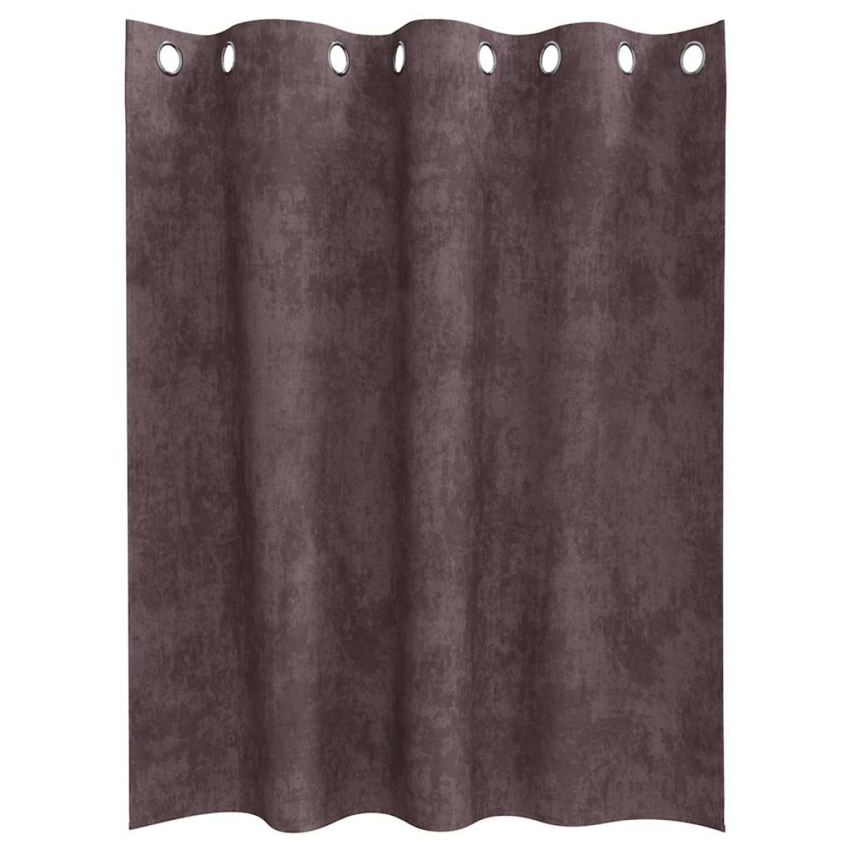 vidaXL Βελούδινες Κουρτίνες 2 τμχ. Καφέ 140 x 140 cm Βελούδο