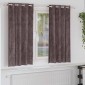 vidaXL Βελούδινες Κουρτίνες 2 τμχ. Καφέ 175 x 140 εκ. Βελούδο