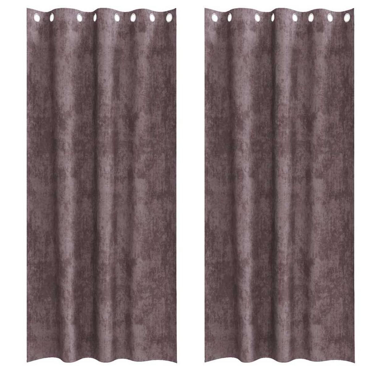 vidaXL Βελούδινες Κουρτίνες 2 τμχ. Καφέ 260 x 140 εκ. Βελούδο
