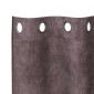 vidaXL Βελούδινες Κουρτίνες 2 τμχ. Καφέ 260 x 140 εκ. Βελούδο