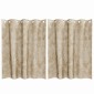 vidaXL Βελούδινες Κουρτίνες 2 τμχ. Κρεμ 140 x 140 cm Βελούδο