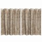 vidaXL Βελούδινες Κουρτίνες 2 τμχ. Μπρονζέ 140 x 140 cm Βελούδο
