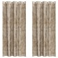 vidaXL Βελούδινες Κουρτίνες 2 τμχ. Μπρονζέ 260 x 140 εκ. Βελούδο
