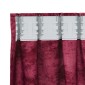 vidaXL Βελούδινες Κουρτίνες 2 τμχ. Μπορντό 140 x 140 cm Βελούδο