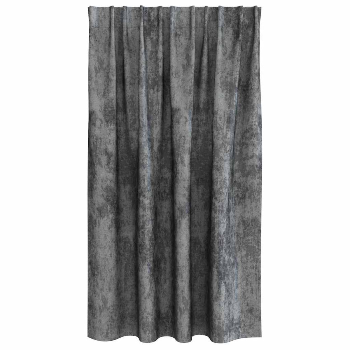 vidaXL Βελούδινες Κουρτίνες 2 τμχ. Γκρι 140 x 140 cm Βελούδο