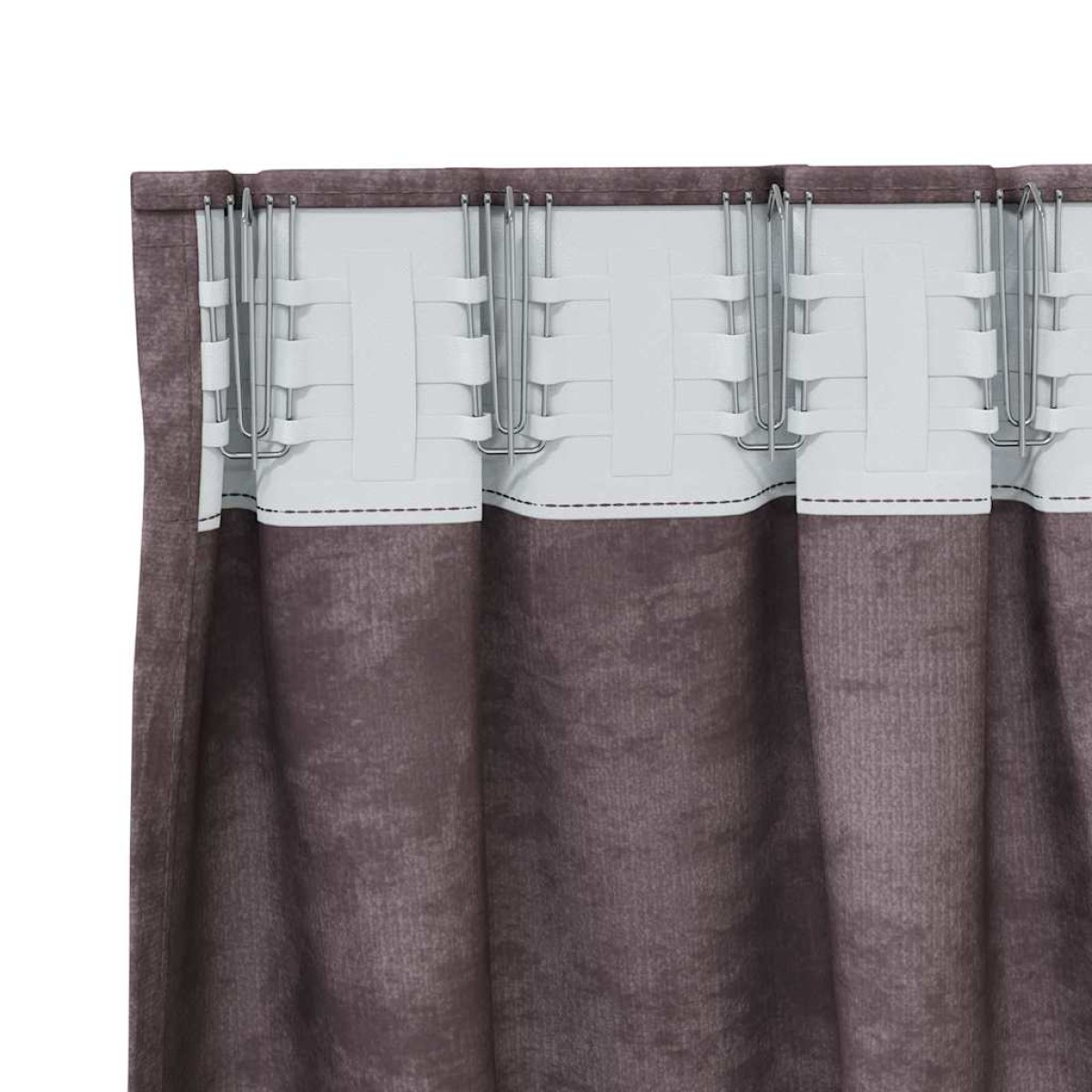 vidaXL Βελούδινες Κουρτίνες 2 τμχ. Καφέ 245 x 140 εκ. Βελούδο