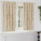 vidaXL Βελούδινες Κουρτίνες 2 τμχ. Κρεμ 175 x 140 εκ. Βελούδο