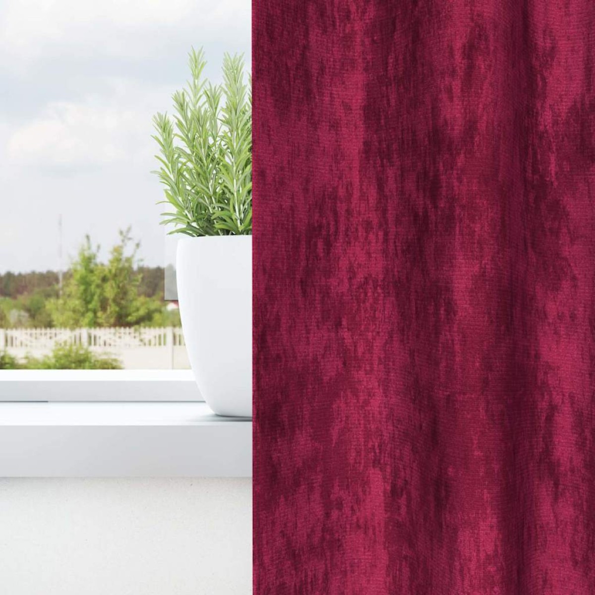 vidaXL Βελούδινες Κουρτίνες 2 τμχ. Μπορντό 175 x 140 εκ. Βελούδο