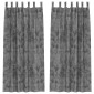 vidaXL Βελούδινες Κουρτίνες 2 τμχ. Γκρι 245 x 140 εκ. Βελούδο