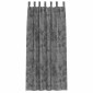 vidaXL Βελούδινες Κουρτίνες 2 τμχ. Γκρι 245 x 140 εκ. Βελούδο