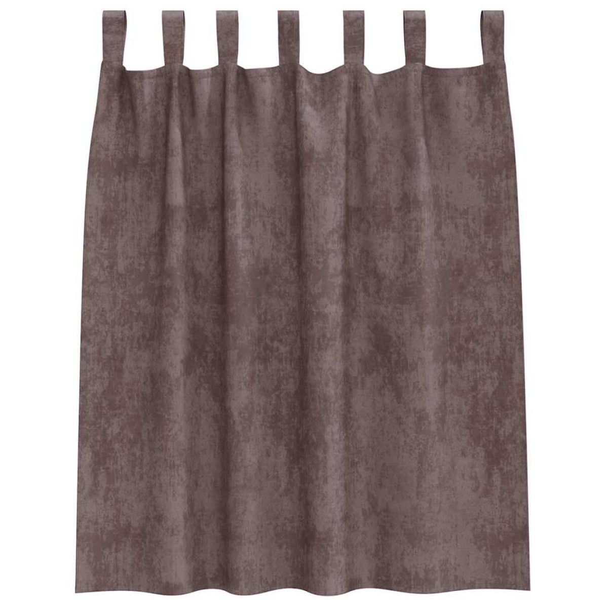 vidaXL Βελούδινες Κουρτίνες 2 τμχ. Καφέ 140 x 140 cm Βελούδο