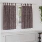 vidaXL Βελούδινες Κουρτίνες 2 τμχ. Καφέ 140 x 140 cm Βελούδο