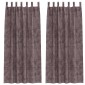 vidaXL Βελούδινες Κουρτίνες 2 τμχ. Καφέ 225 x 140 εκ. Βελούδο