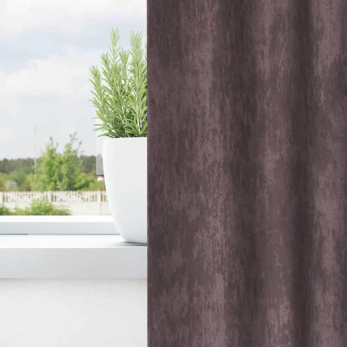 vidaXL Βελούδινες Κουρτίνες 2 τμχ. Καφέ 225 x 140 εκ. Βελούδο