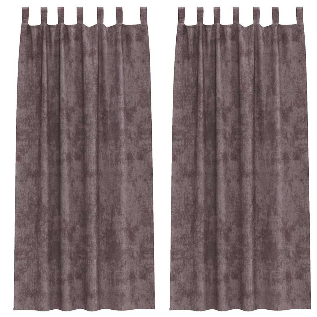 vidaXL Βελούδινες Κουρτίνες 2 τμχ. Καφέ 245 x 140 εκ. Βελούδο