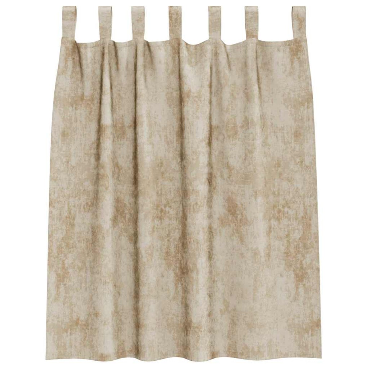 vidaXL Βελούδινες Κουρτίνες 2 τμχ. Κρεμ 140 x 140 cm Βελούδο
