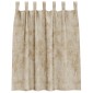 vidaXL Βελούδινες Κουρτίνες 2 τμχ. Κρεμ 140 x 140 cm Βελούδο