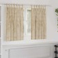 vidaXL Βελούδινες Κουρτίνες 2 τμχ. Κρεμ 140 x 140 cm Βελούδο