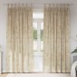 vidaXL Βελούδινες Κουρτίνες 2 τμχ. Κρεμ 225 x 140 εκ. Βελούδο