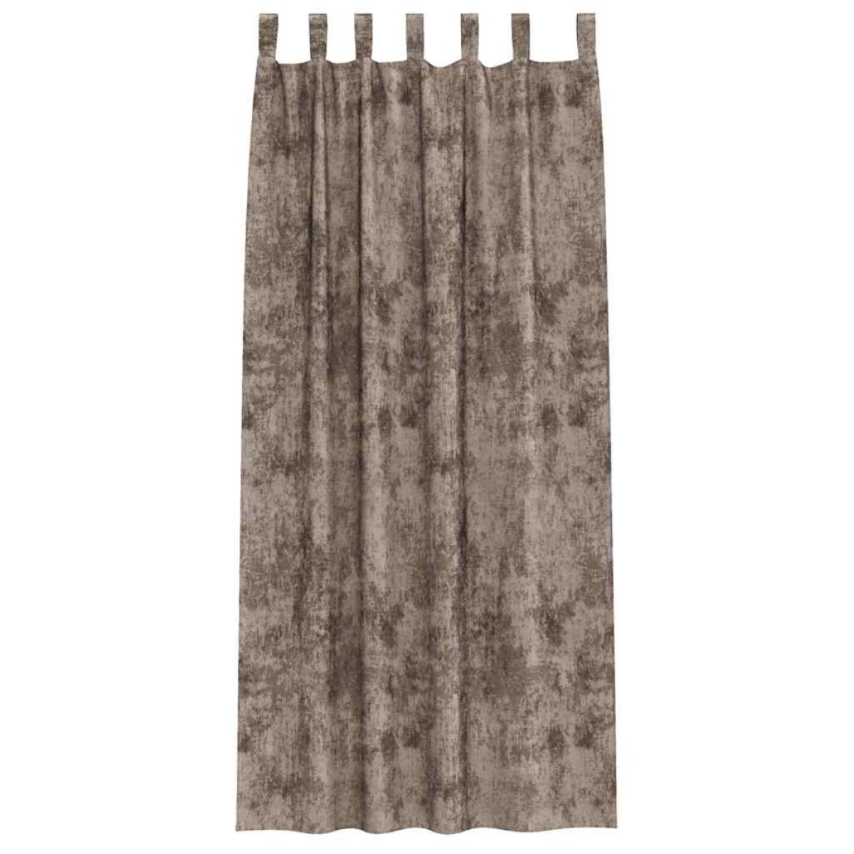 vidaXL Βελούδινες Κουρτίνες 2 τμχ. Καπουτσίνο 245 x 140 εκ. Βελούδο