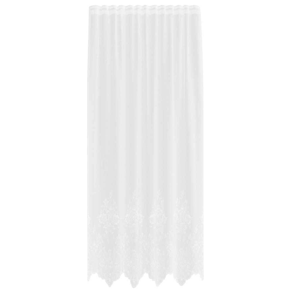 vidaXL Κουρτίνα Δαντέλας Λευκό 200 x 150 cm Πολυεστέρας