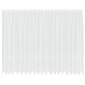 vidaXL Κουρτίνα Δαντέλας Λευκό 220 x 500 cm Πολυεστέρας