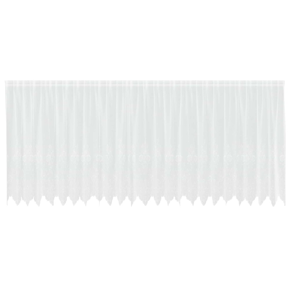 vidaXL Κουρτίνα Δαντέλας Λευκό 160 x 600 cm Πολυεστέρας