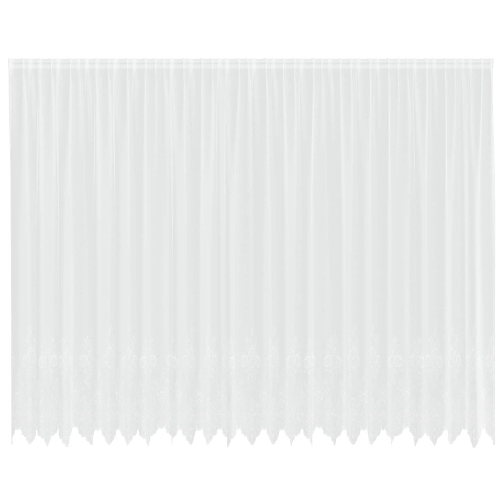 vidaXL Κουρτίνα Δαντέλας Λευκό 300 x 600 cm Πολυεστέρας