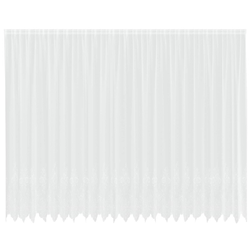 vidaXL Κουρτίνα Δαντέλας Λευκό 300 x 600 cm Πολυεστέρας