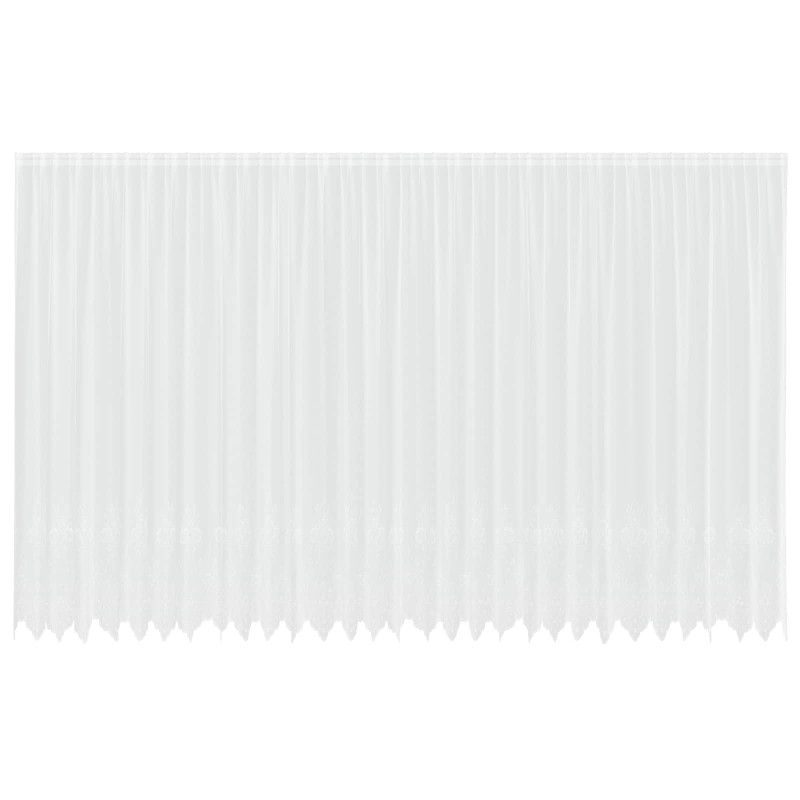 vidaXL Κουρτίνα Δαντέλας Λευκό 300 x 750 cm Πολυεστέρας