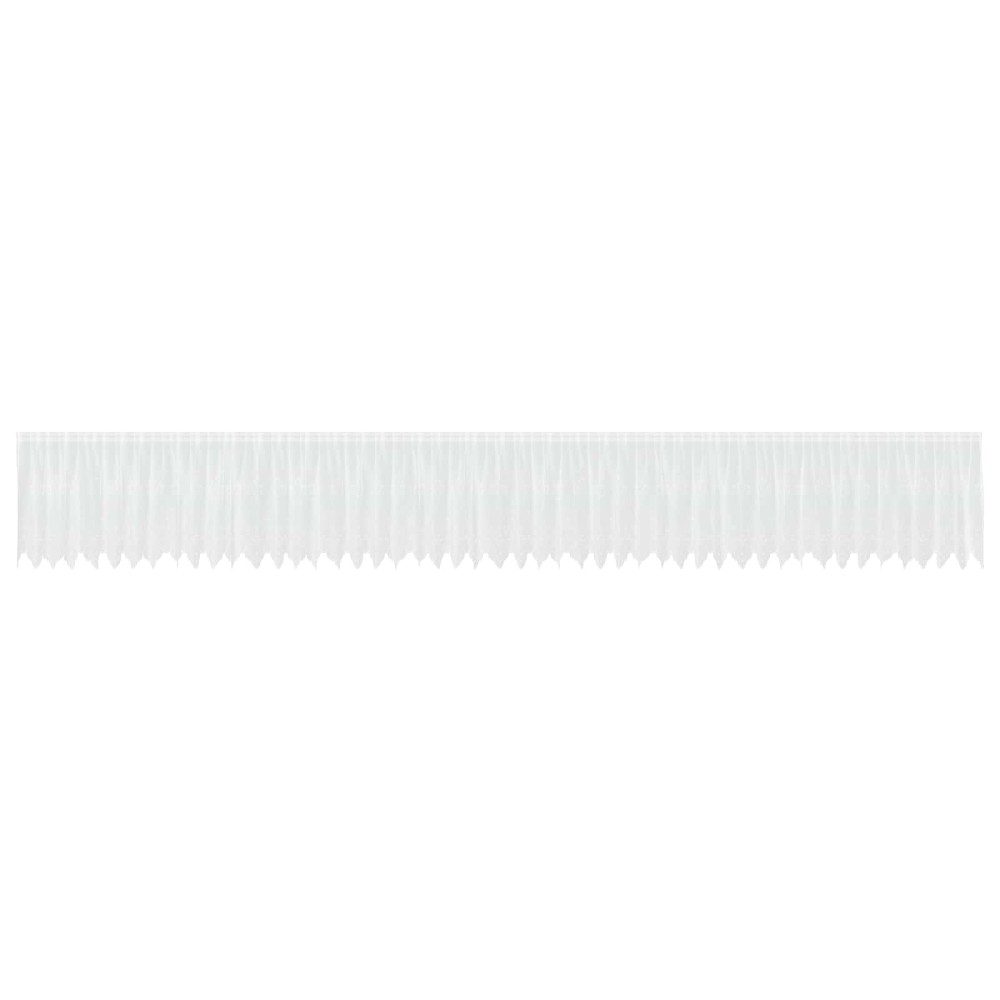 vidaXL Κουρτίνα Δαντέλας Λευκό 100 x 1200 cm Πολυεστέρας