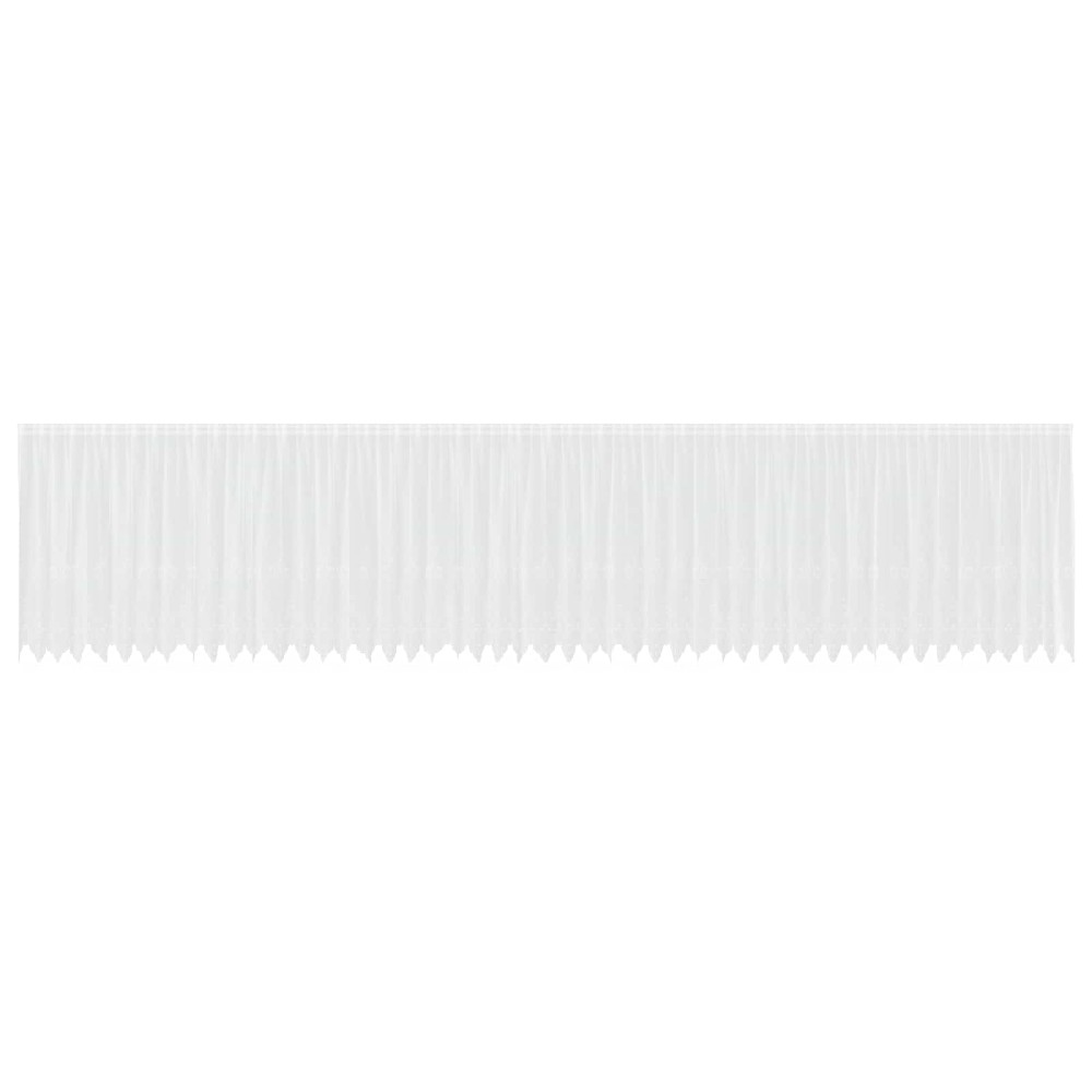 vidaXL Κουρτίνα Δαντέλας Λευκό 160 x 1200 cm Πολυεστέρας