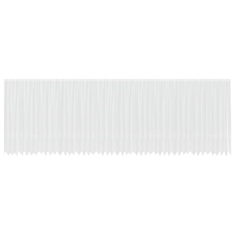 vidaXL Κουρτίνα Δαντέλας Λευκό 200 x 1200 cm Πολυεστέρας