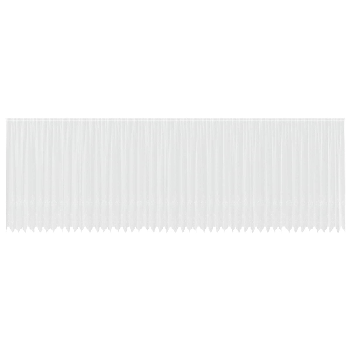 vidaXL Κουρτίνα Δαντέλας Λευκό 220 x 1200 cm Πολυεστέρας