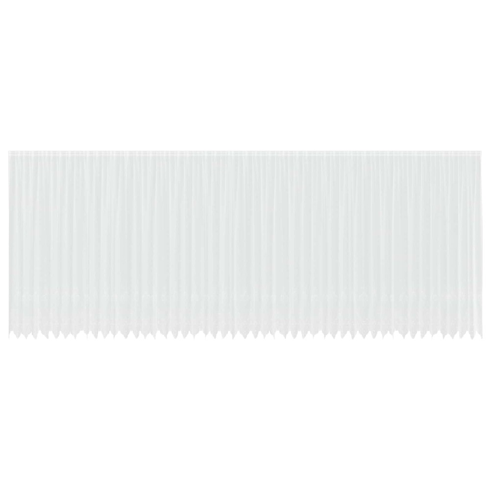 vidaXL Κουρτίνα Δαντέλας Λευκό 260 x 1200 εκ Πολυεστέρας