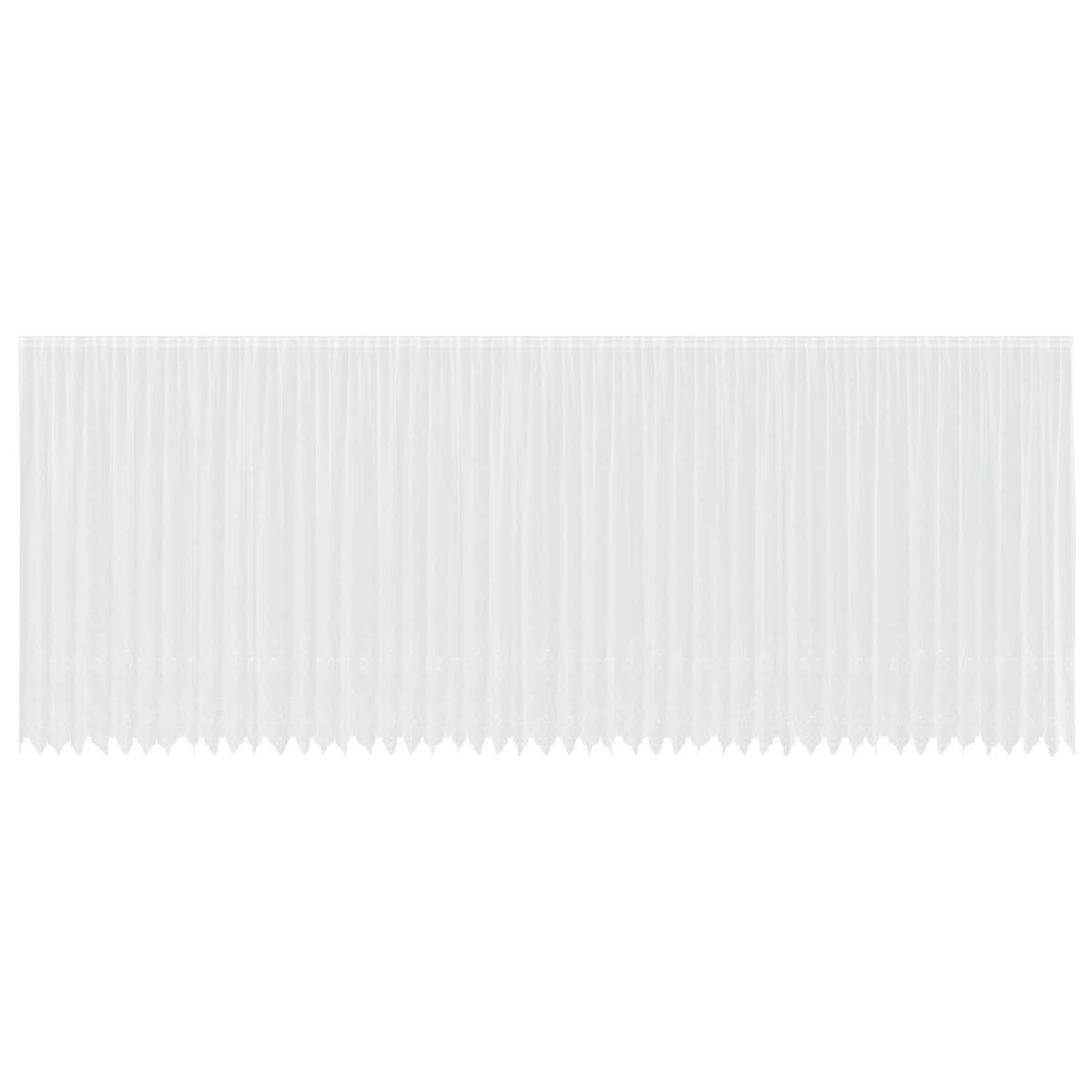 vidaXL Κουρτίνα Δαντέλας Λευκό 260 x 1200 εκ Πολυεστέρας