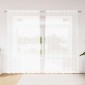 vidaXL Κουρτίνα Δαντέλας Λευκό 245 x 200 cm Πολυεστέρας
