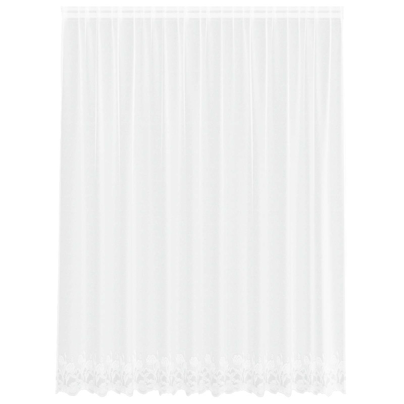 vidaXL Κουρτίνα Δαντέλας Λευκό 200 x 300 cm Πολυεστέρας