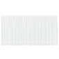 vidaXL Κουρτίνα Δαντέλας Λευκό 140 x 500 cm Πολυεστέρας