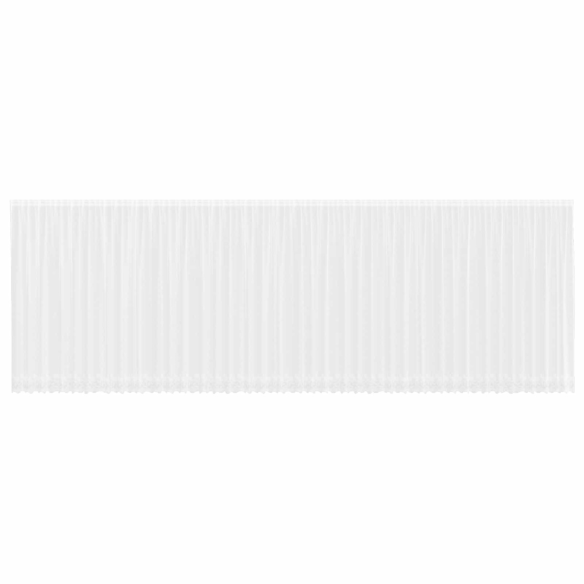vidaXL Κουρτίνα Δαντέλας Λευκό 220 x 1200 cm Πολυεστέρας
