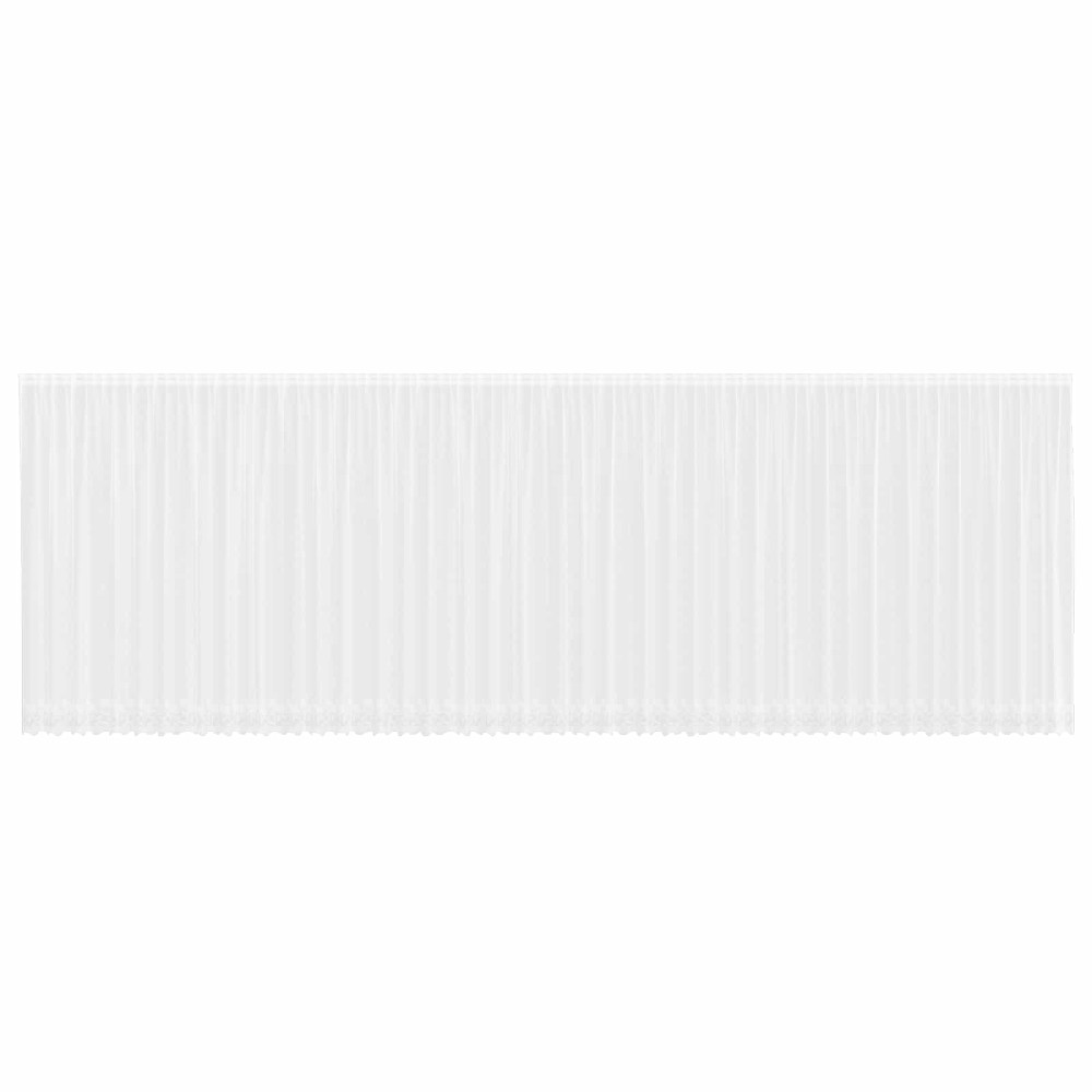 vidaXL Κουρτίνα Δαντέλας Λευκό 245 x 1200 εκ Πολυεστέρας