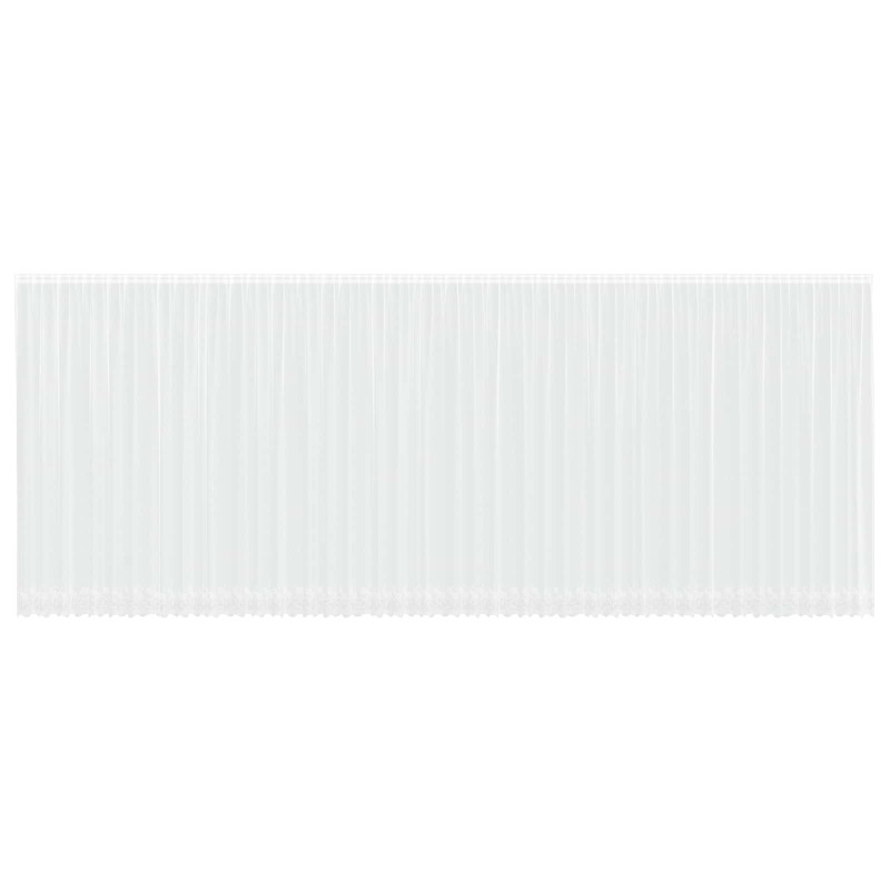 vidaXL Κουρτίνα Δαντέλας Λευκό 1200 x 280 εκ. Πολυεστέρας