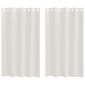 vidaXL Κουρτίνα βυσσινί 2 τμχ. Κρεμ 175 x 140 εκ. Πολυεστέρας