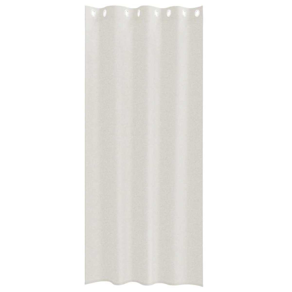 vidaXL Κουρτίνα βυσσινί 2 τμχ. Κρεμ 245 x 140 εκ. Πολυεστέρας