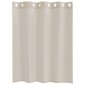 vidaXL Κουρτίνα βυσσινί 2 τμχ. Άμμος 140 x 140 cm Πολυεστέρας